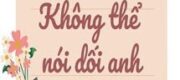 Không Thể Nói Dối Anh